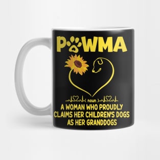 Pawma Definition Grandma Paw Mama Gift Funny For Dog Lovers Mug